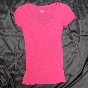 XS Victoria’s Secret V-Neck Pocket Tee
